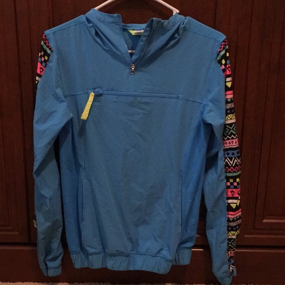 Electric blue Ivivva Jacket Size 14 - Picture 1 of 3